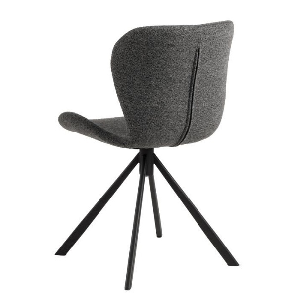 Krzesło obrotowe Batilda antracytowe Monza 130 - ACTONA